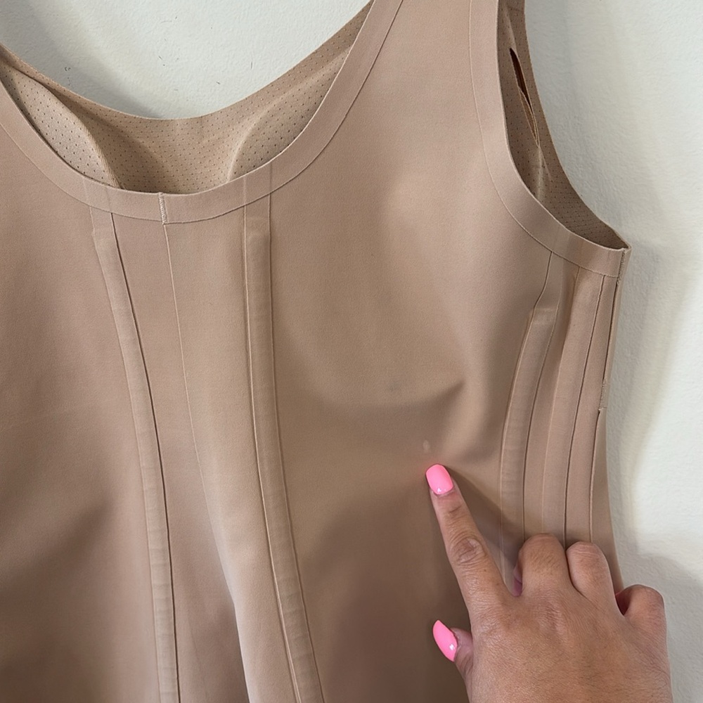 Honeylove Boldness Tank Shapewear Rose Tan Size XL - Picture 6 of 7